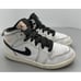 Nike Air Jordan 1 Mid Kids White Pink 640734-180 Size 1Y