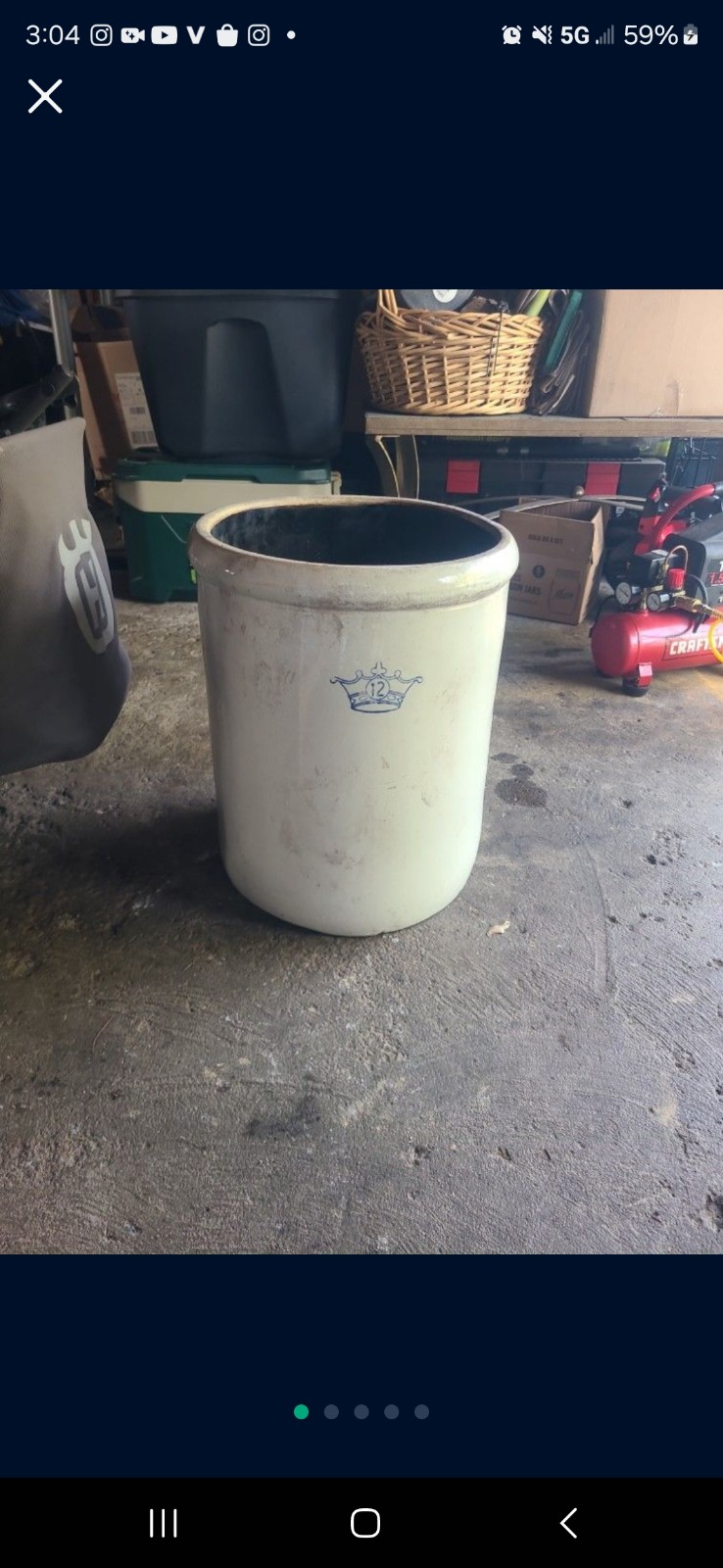 Ramsbottom vintage pottery
