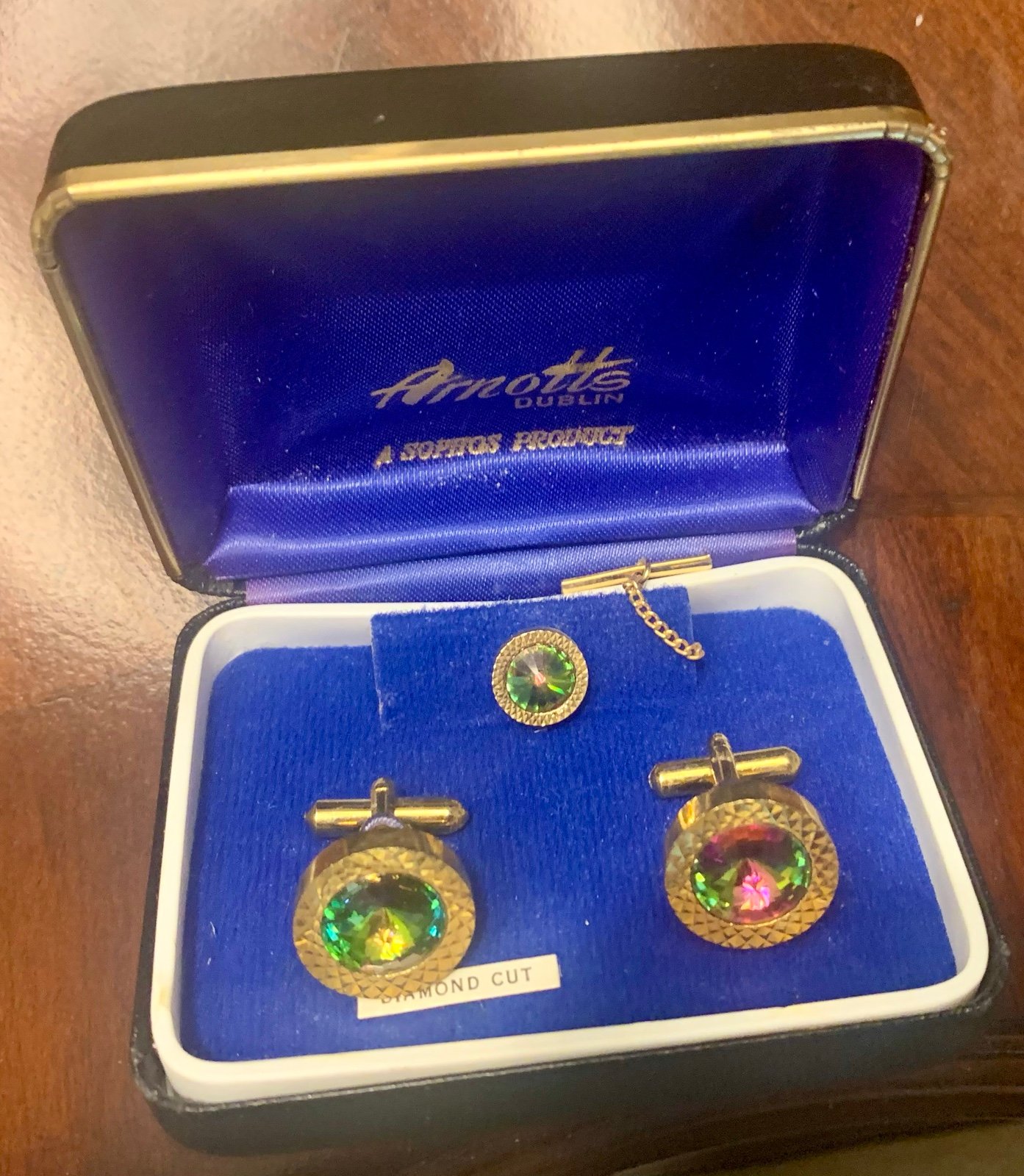 Arnotts Dublin Cufflinks and Tie Tac