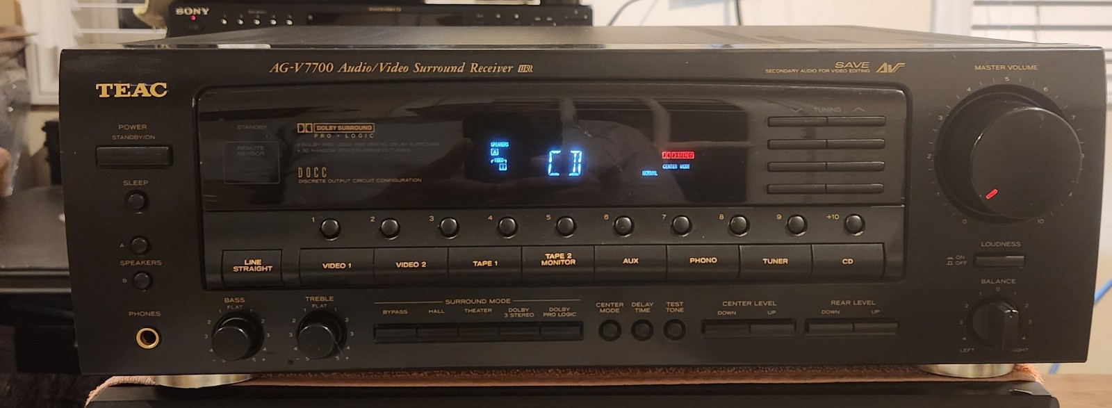 Vintage TEAC AG-V7700 Audio / Video Surround Receiver