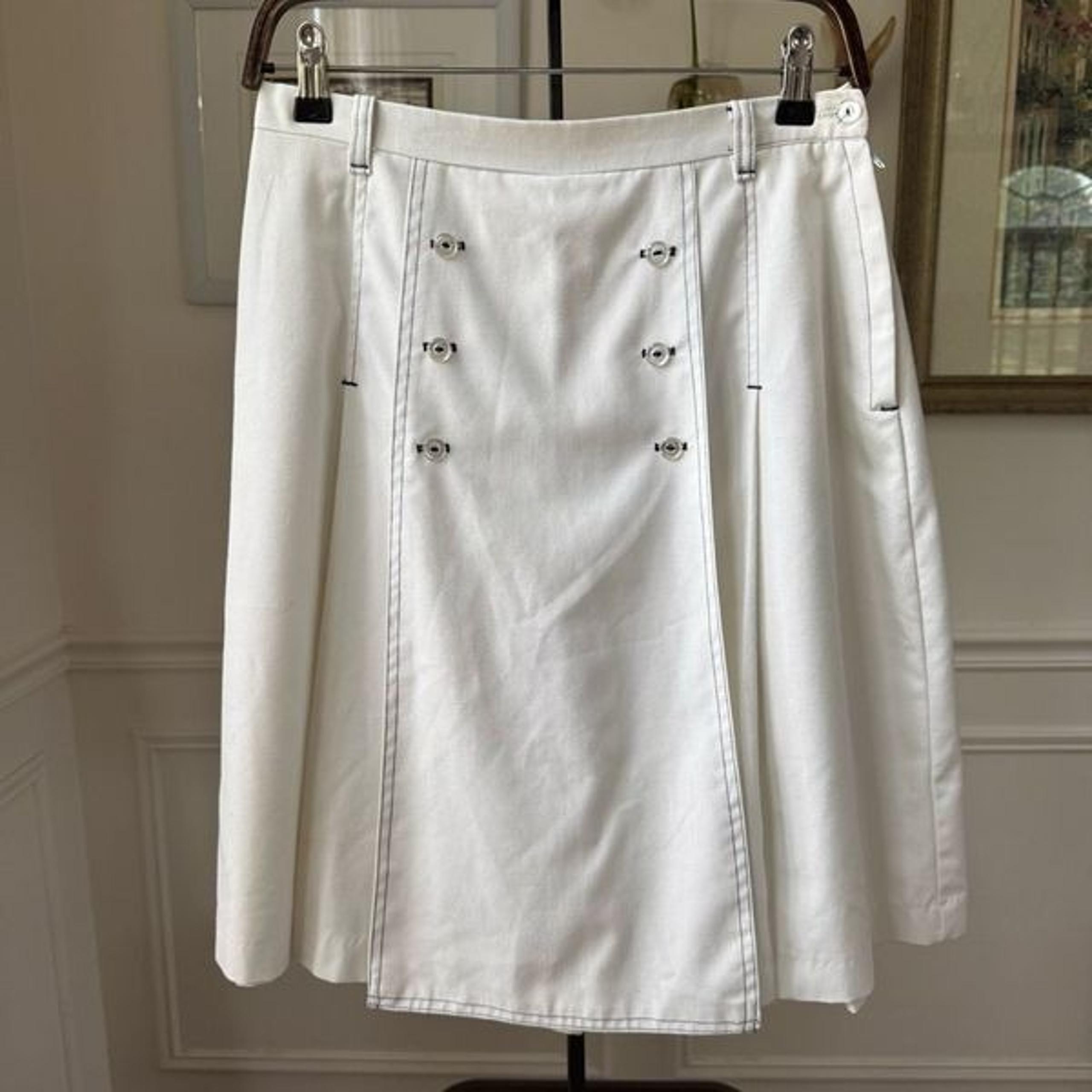 Vintage 70s Gator of Florida Tennis Golf Skort White 28 6