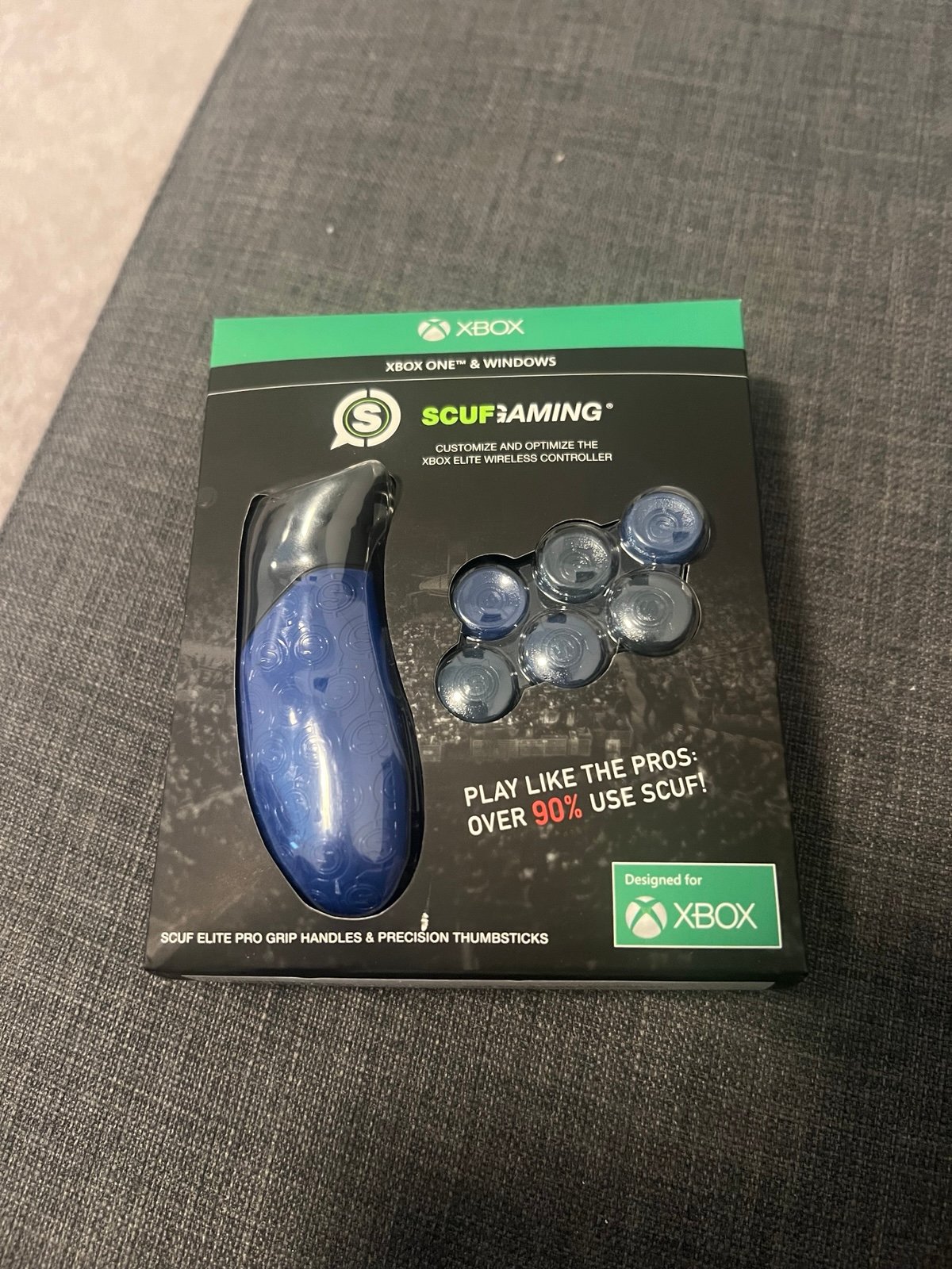 Scuf Thumbsticks and Grip - Blue for Xbox One Elite Controllers
