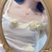 NEW 14K Gold Plated Diamond Pearl Moon Necklace