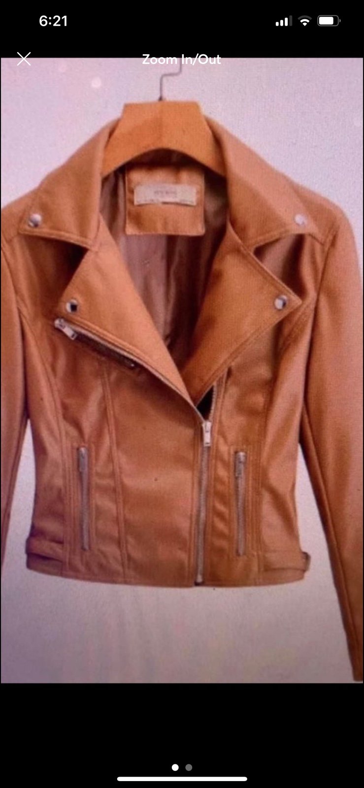 Faux Leather Jacket