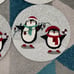 4 Christmas Penguin Beaded Placemats/Chargers