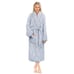 PAVILIA Premium Women’s Soft Plush Robe Fluffy Warm Sherpa Fabric Bathrobe L/XL