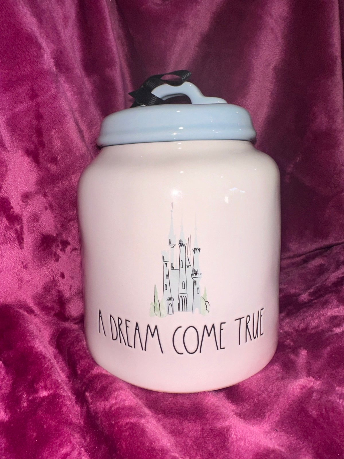 A Dream Come True Large Chunky Canister Rae Dunn Disney