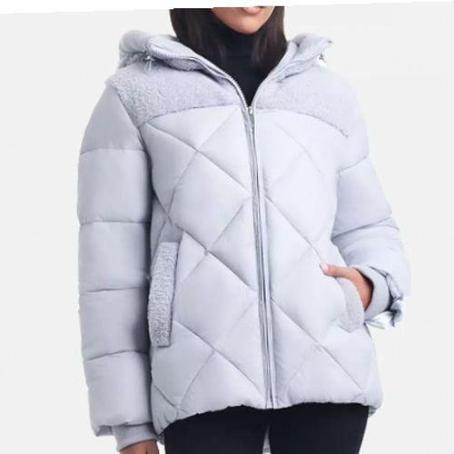 Koolaburra by UGG Sherpa Mixed-Media Puffer Jacket XL