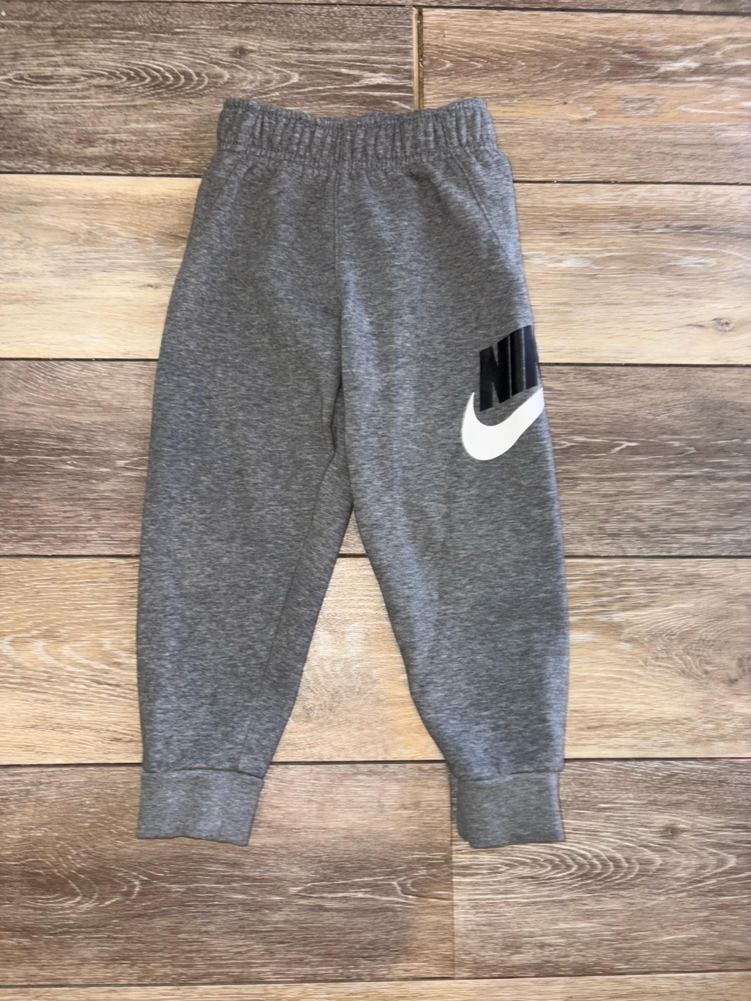 Gray Nike joggers