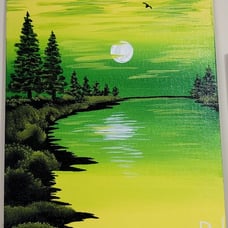Original hand painted acrylic painting