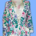 Appel Vintage 1980s Floral Long Belted Robe Size Medium