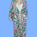 Appel Vintage 1980s Floral Long Belted Robe Size Medium