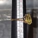 10k Gold Lemon Quatrz & Diamond Ring