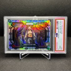 2024 DREW MCINTYRE PANINI PRIZM WWE WRESTLEMANIA /40 PSA 9