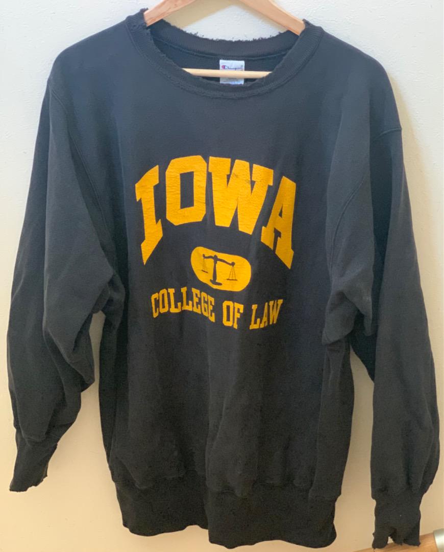 Vintage 90s Champion Reverse Weave Blue Blank Pullover