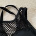 Torrid plus size black Flirt Collection mesh convertible strap swim top SZ 2 2X