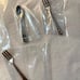 American Girl Doll SIlverware Spoon Fork Pleasant Company Tea Set Lemonade New