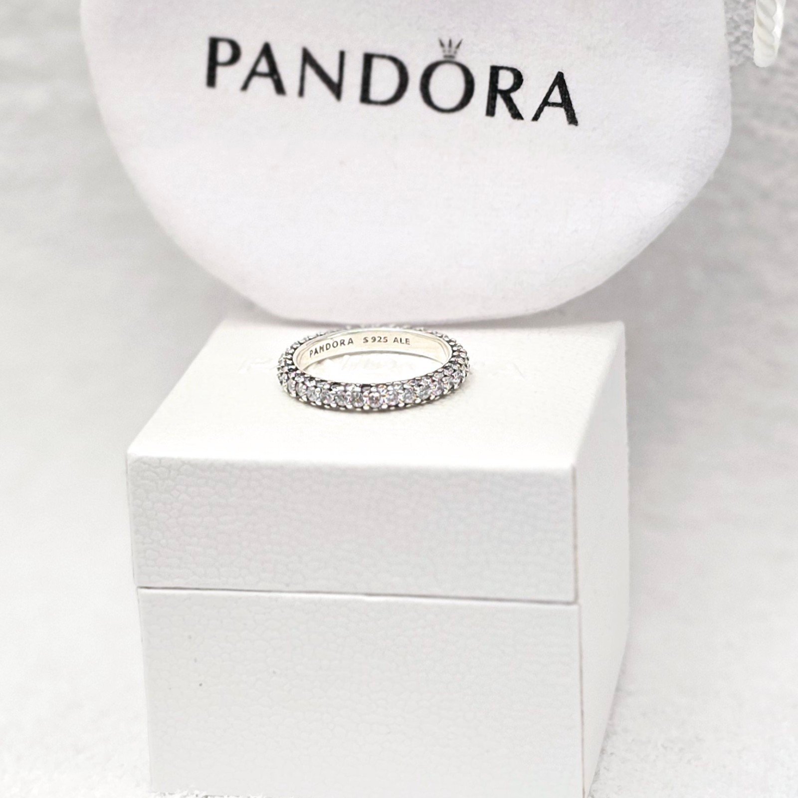 Pandora // Timeless // Pave // Single Row // Pandora Ring // Ring Size 7