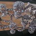 Halloween Skull Heavy Duty Rhinestone Bling Tiara W/Combs Goth Costume