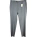 Peter Millar NWT Harker Flat Front Solid Stretch Wool Dress Pants Unhemmed 40R