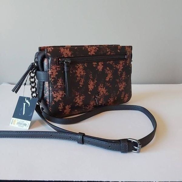Simply Vera Sintra Crossbody Black/Brown New