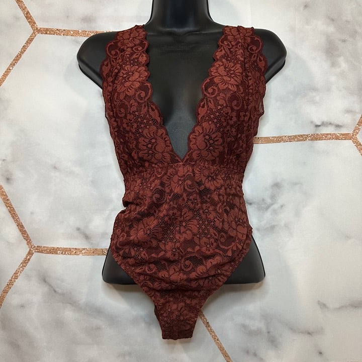 HAH Comin' In HAHt Lace Bodysuit