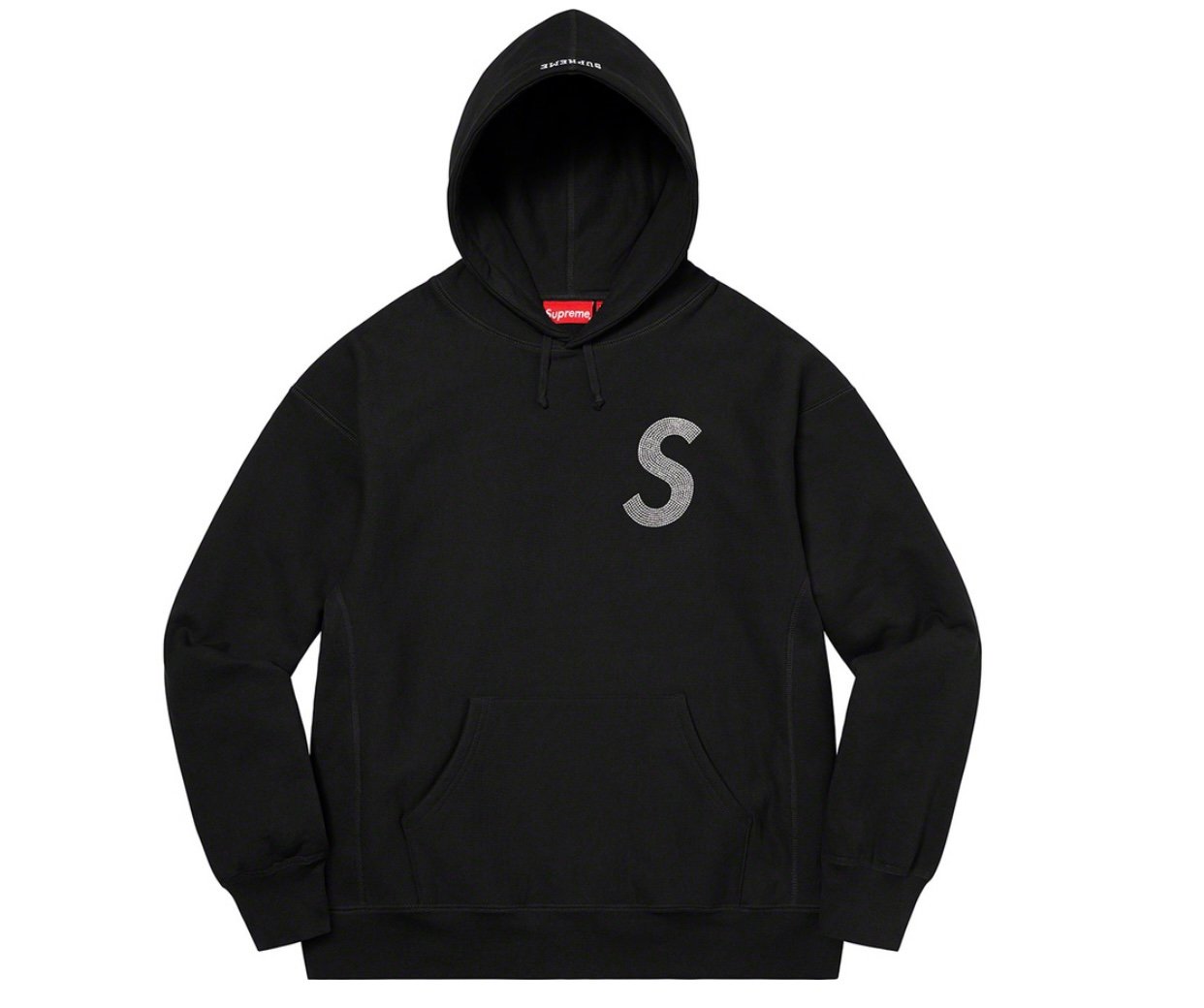 Supreme S Logo Swarovksi Hoodie