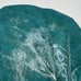 Art Studio tray plate flat Leaf turquoise green glaze signed Eduardo Lanis beaut