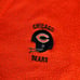 VTG 80s Logo 7 NFL Chicago Bears Knit Sweatshirt Small Orange Embroidered V Neck