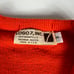VTG 80s Logo 7 NFL Chicago Bears Knit Sweatshirt Small Orange Embroidered V Neck