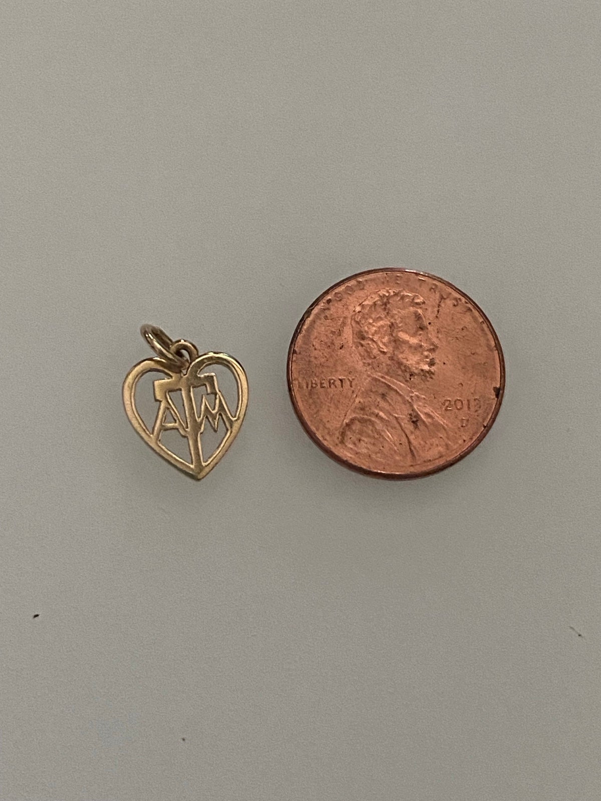 James Avery Texas A & M 14K Gold Charm Texas A&M