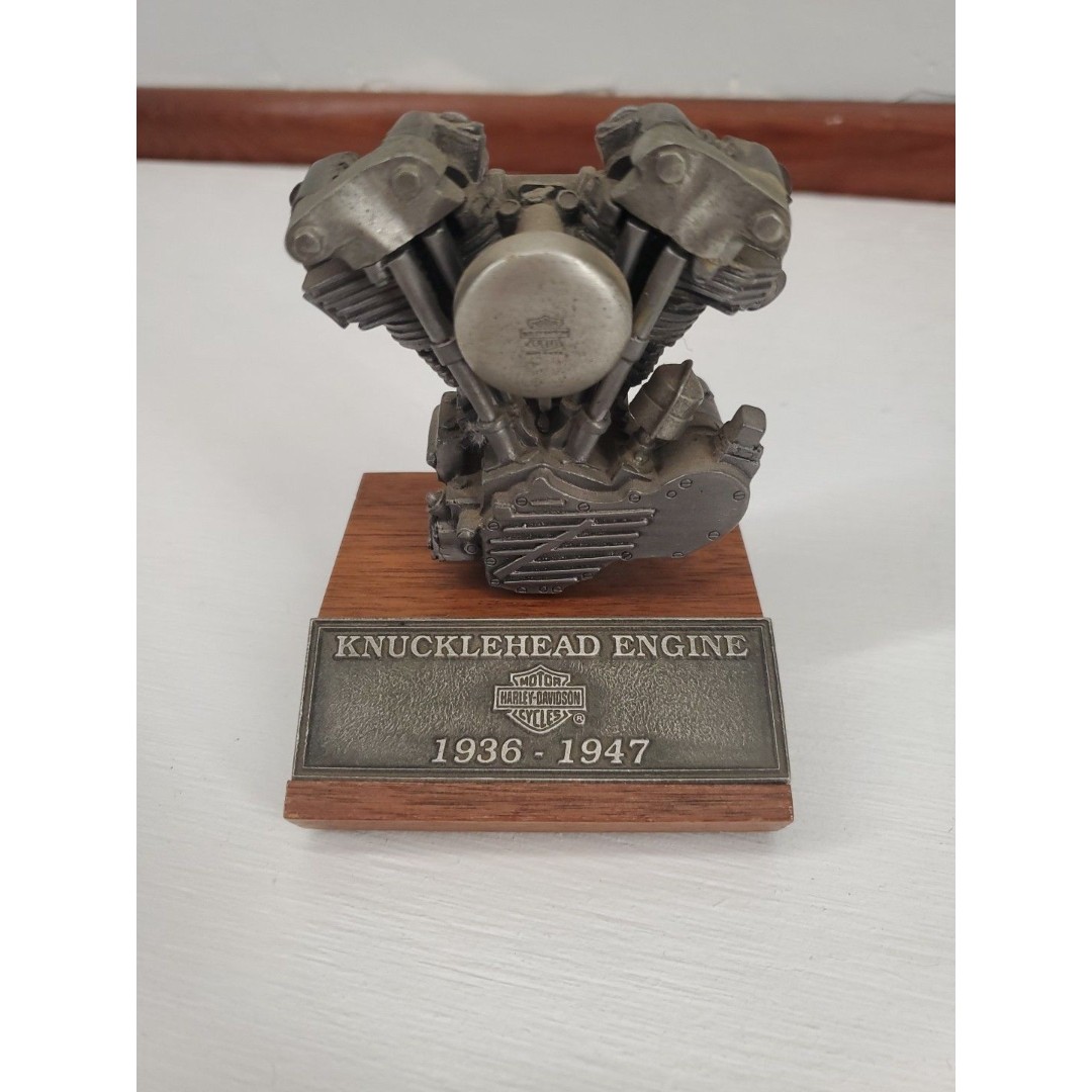 HARLEY DAVIDSON LIMITED EDITION Pewter KNUCKLEHEAD ENGINE REPLICA 99900-96V