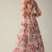 Anthropologie Mac Duggal Tiered Tulle Dress Size 8 MSRP 598