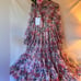 Anthropologie Mac Duggal Tiered Tulle Dress Size 8 MSRP 598