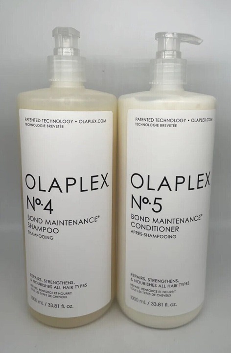 OLAPLEX NO. 4 and NO. 5 SHAMPOO and CONDITIONER SET - DUO 33.8 fl oz / 1000 ml