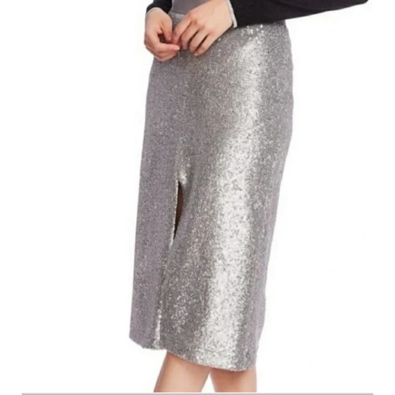 NWT Court & Rowe Belle Noel Sequin Midi Skirt 0