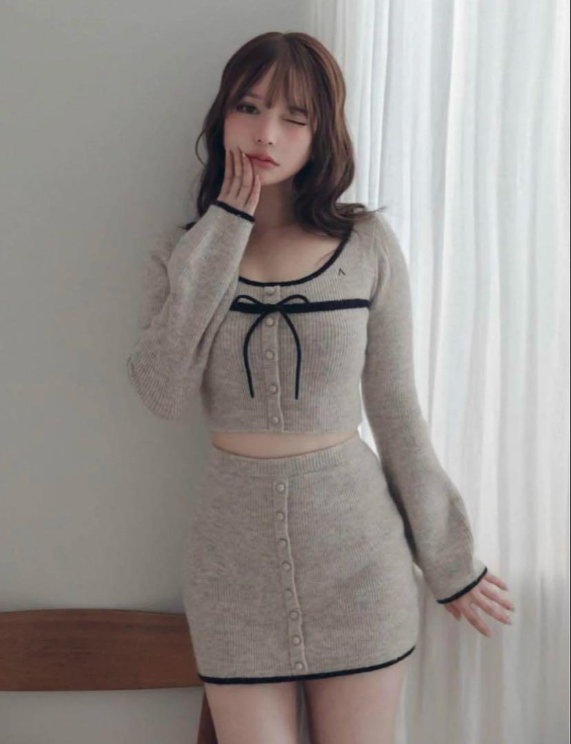 andmary Abbie ribbon tops & skirt