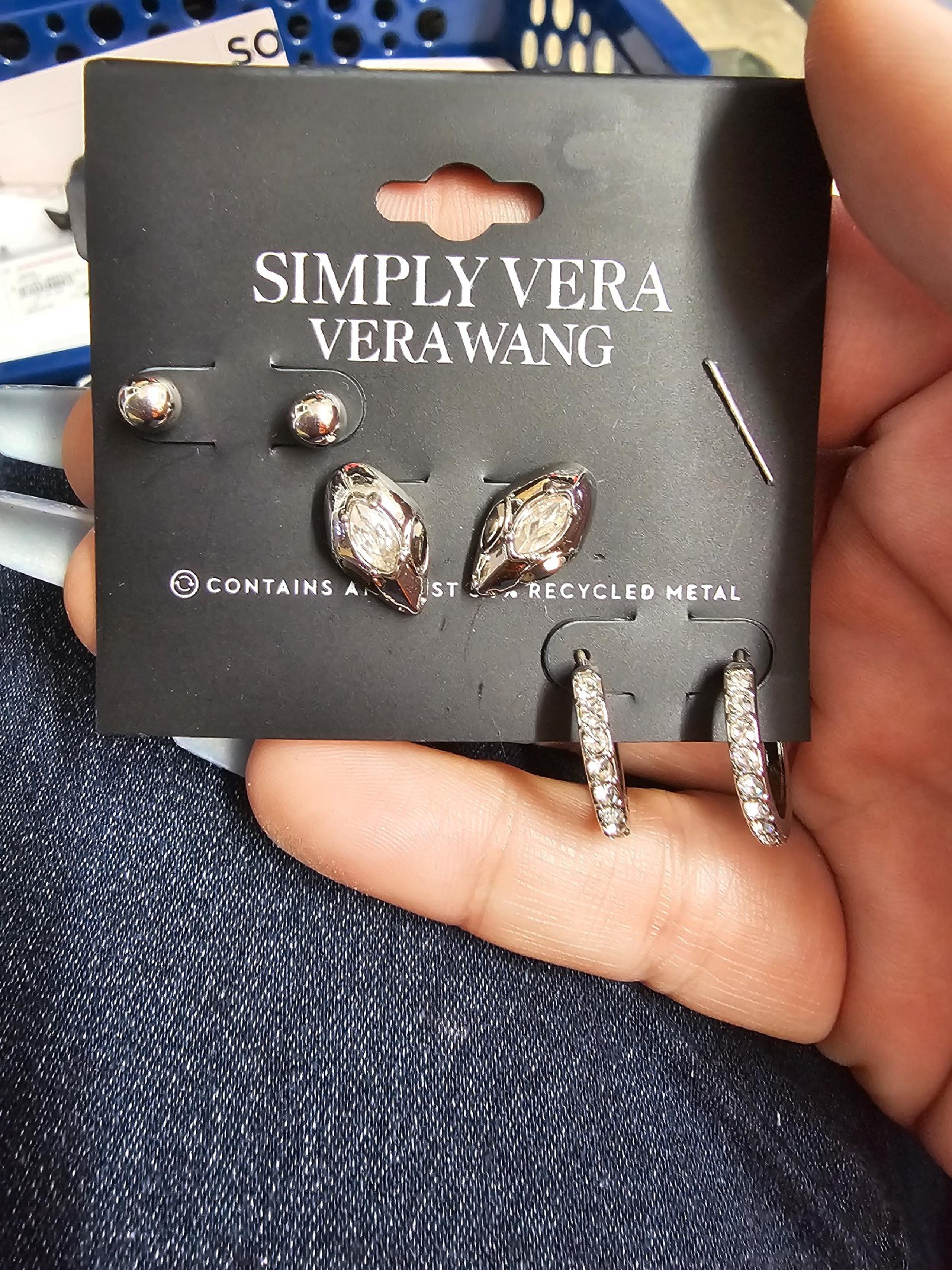 Simply Vera Wang Set of Earrings
