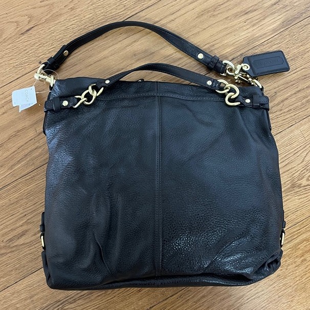 COACH Large “Brooke” Hobo, Mahogany Brown Pebbled Leather – NEW WITH TAGS!
