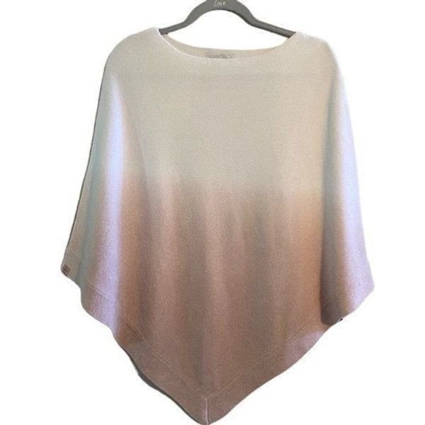 Barefoot Dreams | CozyChic Ultra Lite Ocean Breeze Poncho in Ombré Rose Mist I