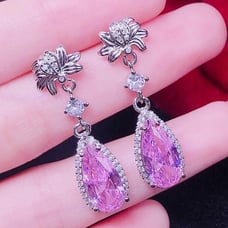14K Gold Plated Cubic Zircon Pendant, INUS1BR227
