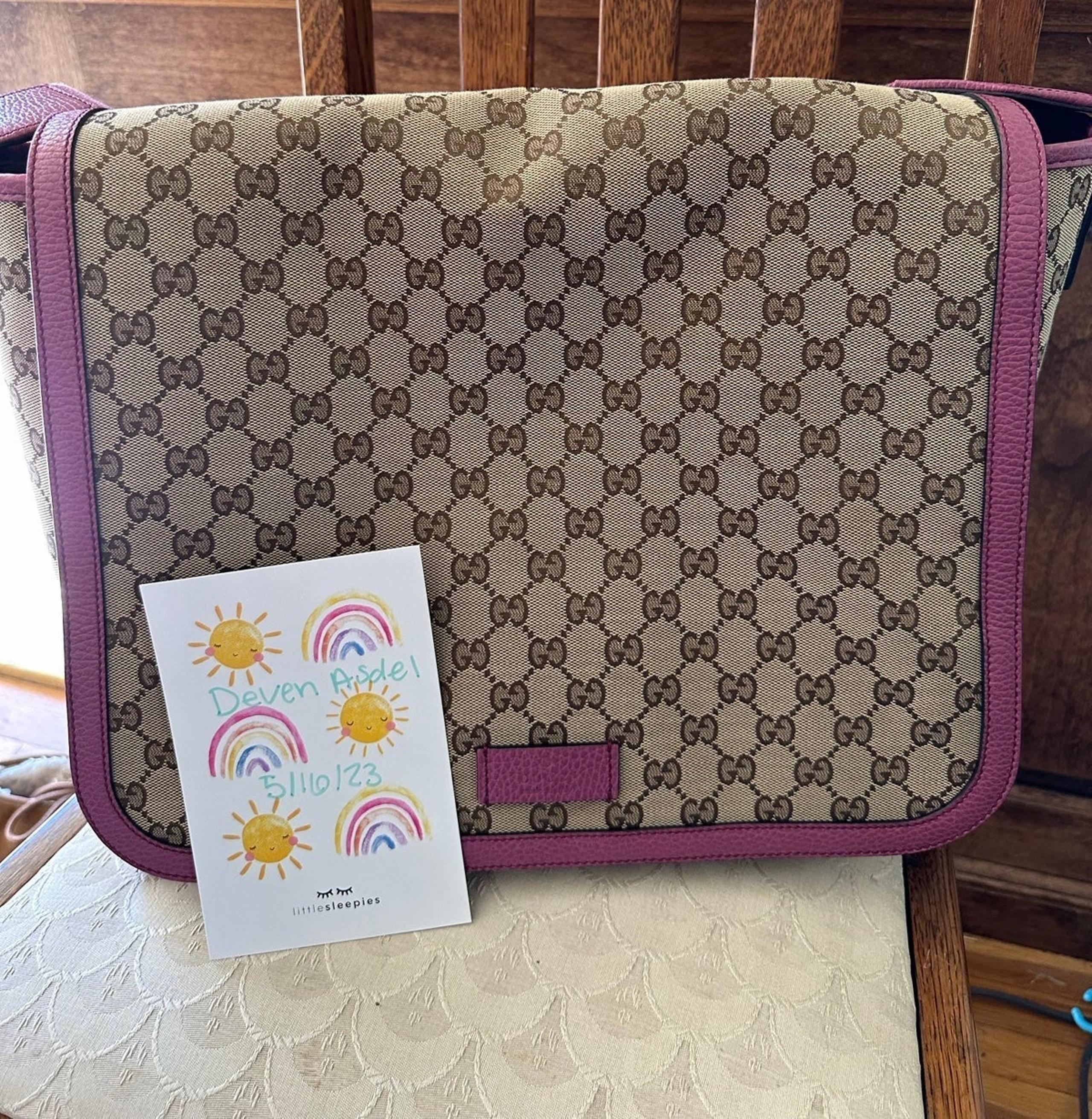 Gucci diaper bag