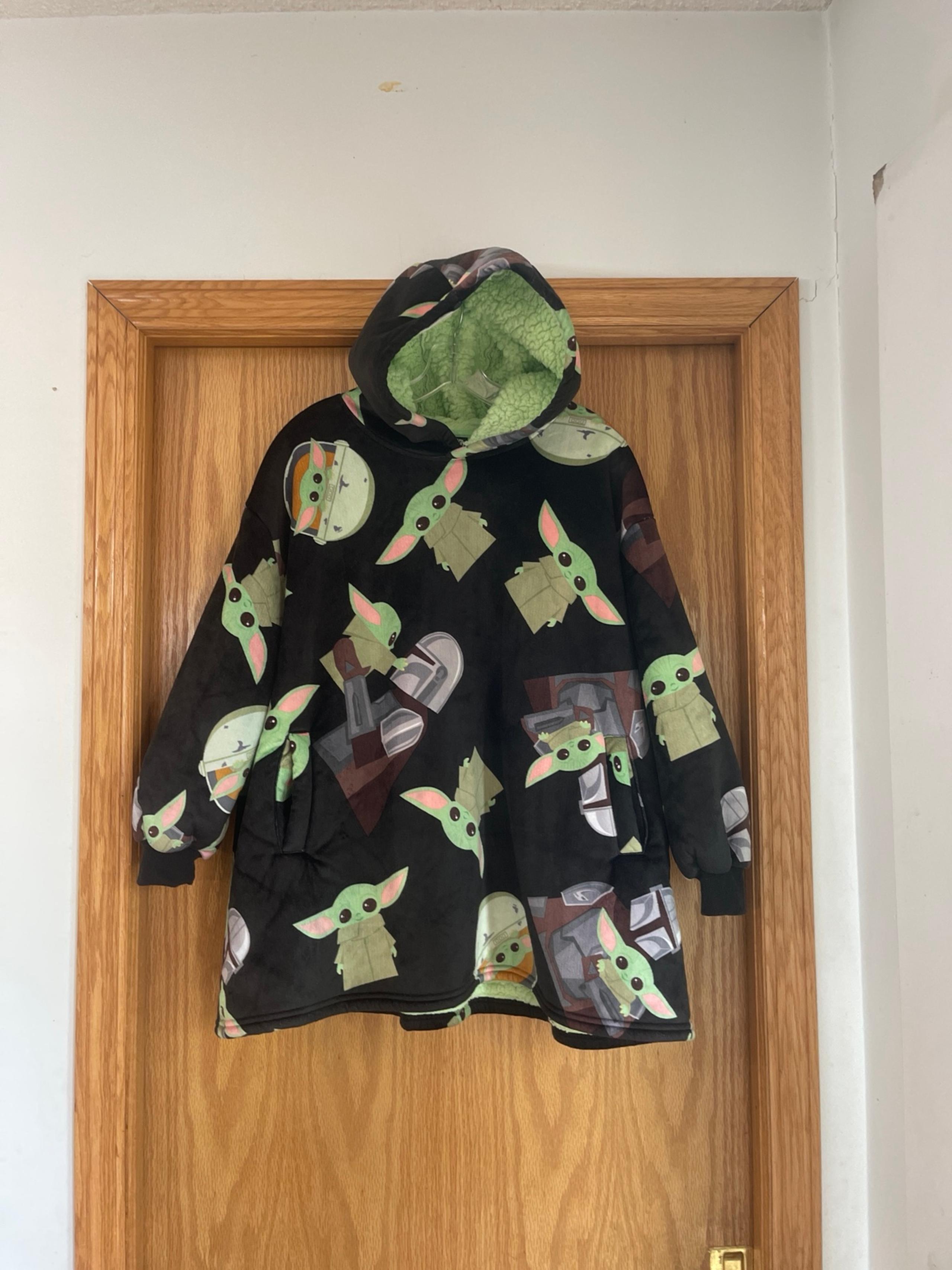 Star Wars Baby Yoda Fuzzy Fleece Kids Hoodie/Poncho
