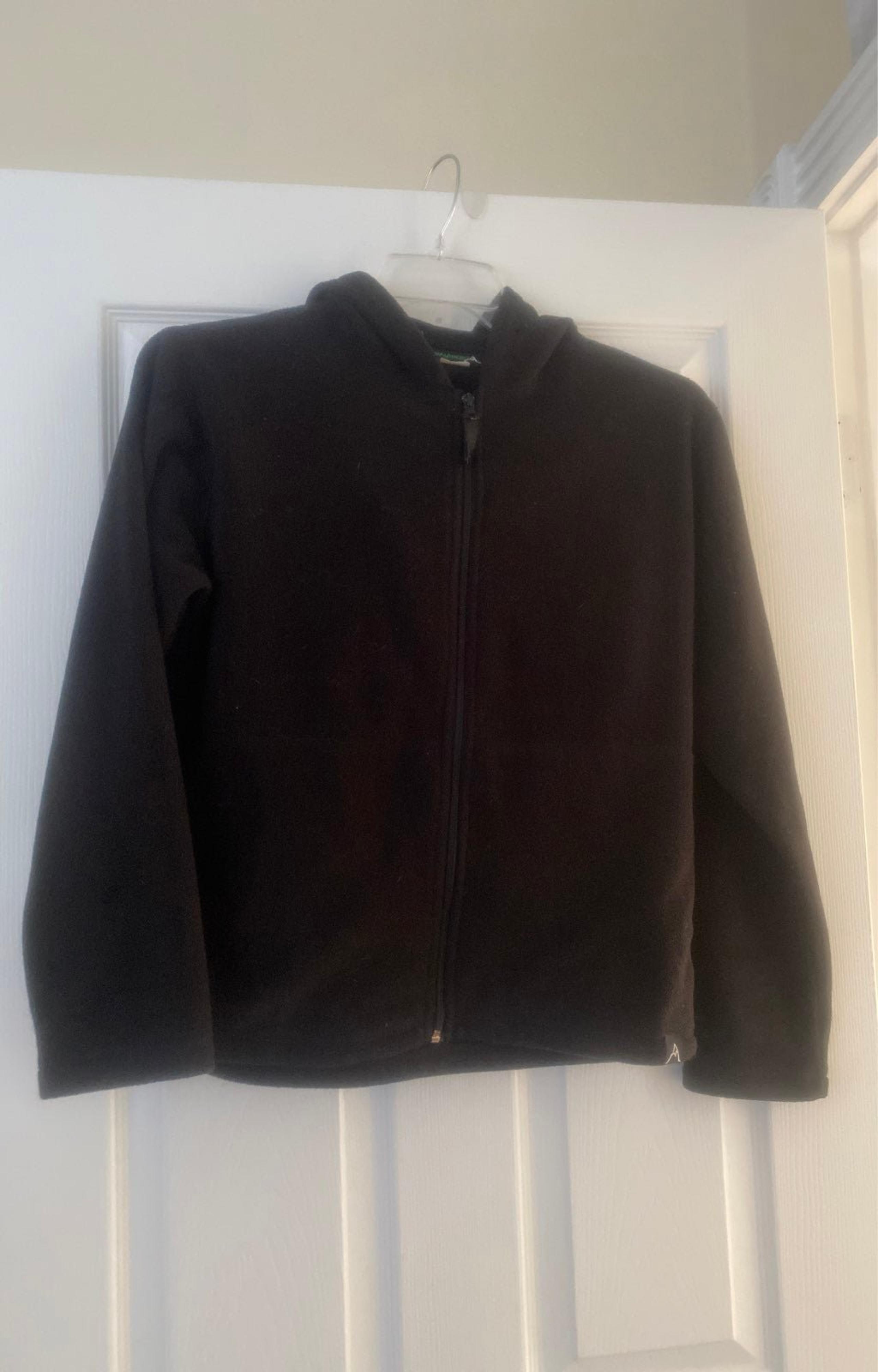Avalanche Wear Earth Tec Women's Black Fleece Hooded Jacket
