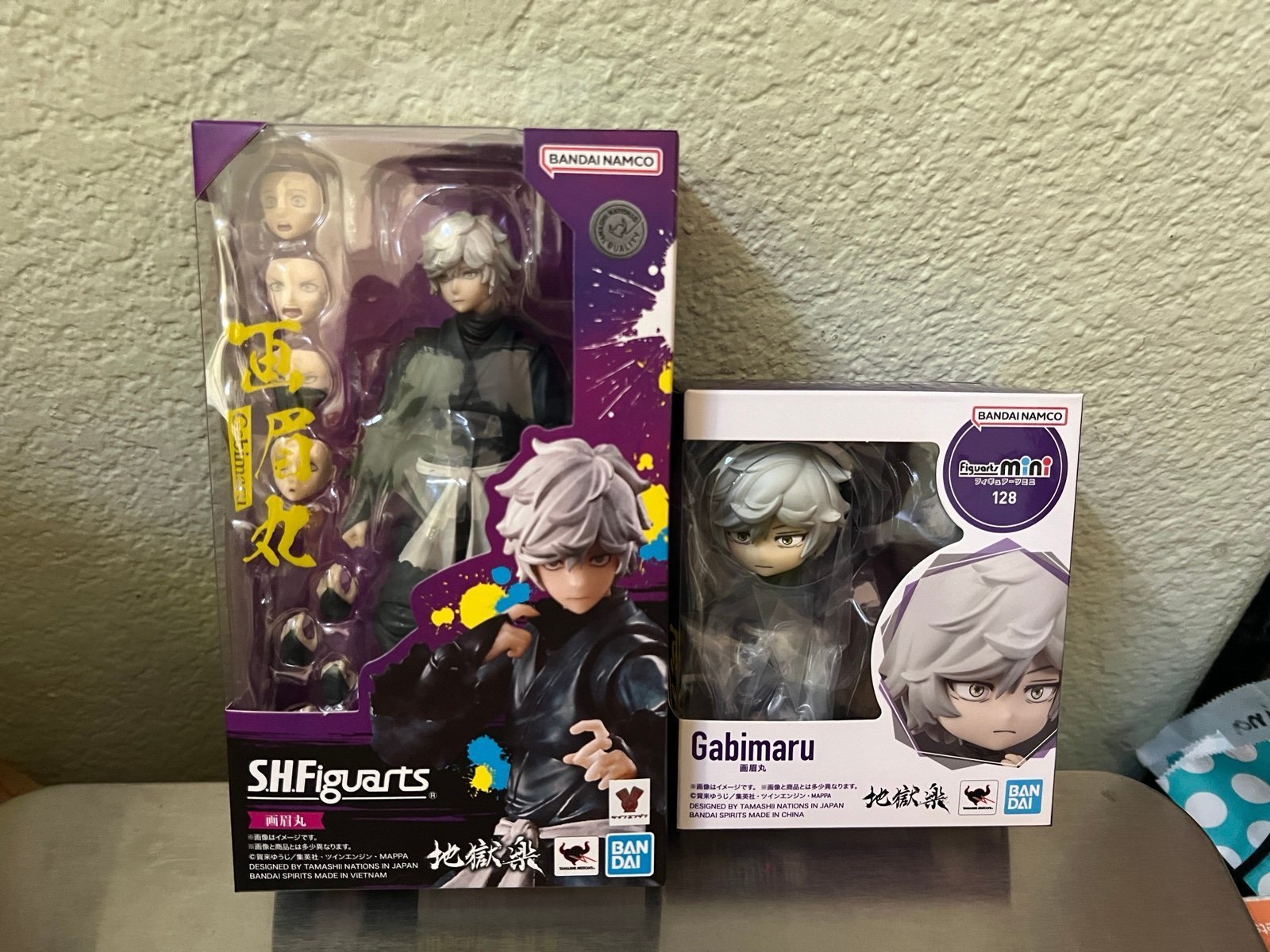 Gabimaru Figuarts Mini and SH Figuarts figures brand new sealed