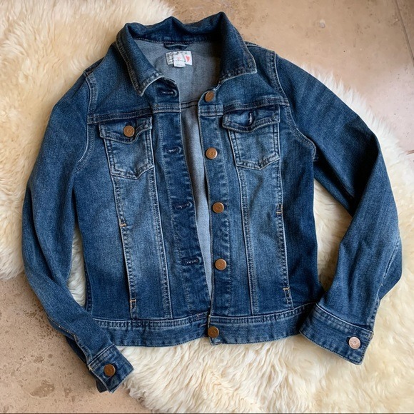 J. Crew Crewcuts Classic Jean Denim Stretch Jacket size 10