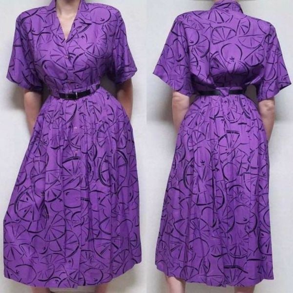 Vintage 70s John Henry Purple Orange Slice Set