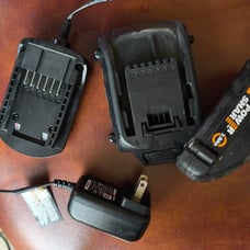 Worx trimmer batteries and charger