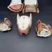 Vintage Otagiri Turkey Thanksgiving Set of 4