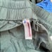 New Free People End Zone Track Pants Wide Leg Nyon Cargo FP Movement Green